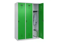 locker,HxBxD 1850x1200x500mm,3vak,vak B 400mm,draaigrendel