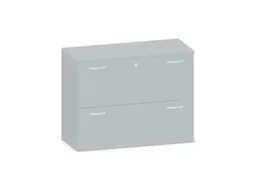 hangmappenkast 770x1000x430mm 2hangmappenframes Lichtgrijs