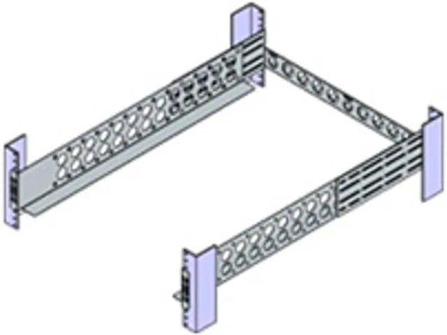 Origin Storage 2U Universal Medium Duty 4-Post Fixed Server Rails, 34