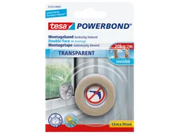 Powerbond Tesa 55743 montagetape transparant 19mmx1,5m