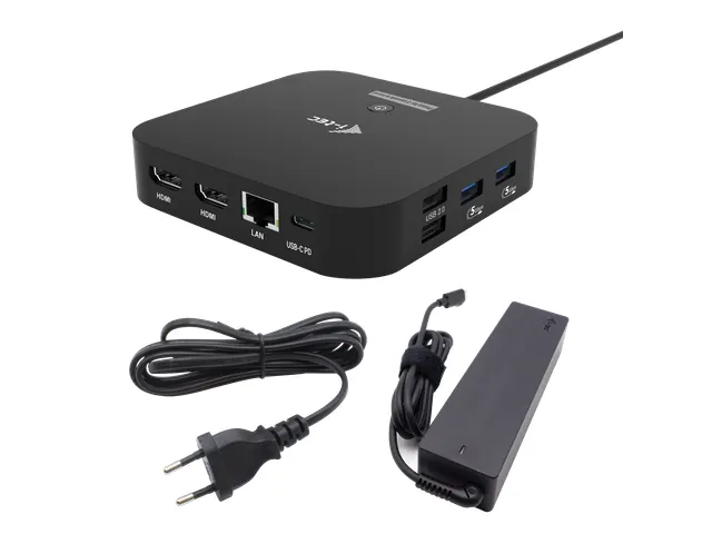 i-tec USB-C Dual HDMI Docking Station with Power Delivery 100 W