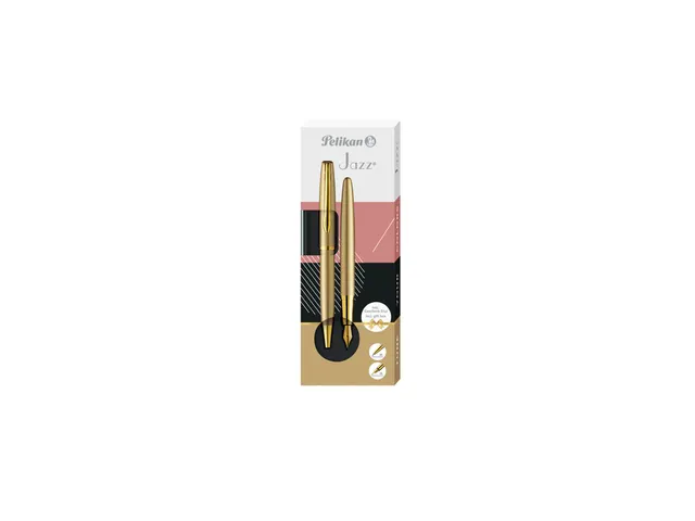 Set d'écriture Pelikan Jazz Noble Elegance K36+P36 Gold