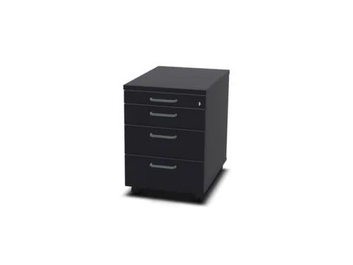 mobiel ladeblok,HxBxD 600x430x600mm,3lade(n),m. beugelgreep,CC-zwart