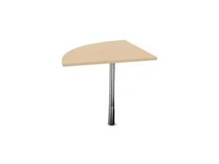 koppelelement voor bureau,90 °,HxBxD 720-840x800x800mm,rond,NE-esdoor - 2