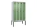 locker voor scheiding van kleding,HxBxD 2120x1200x500mm,4vak