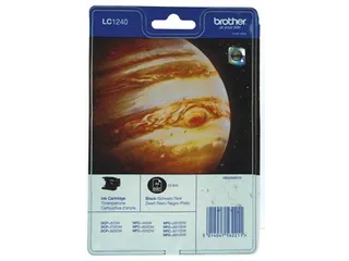 LC-1240BKBP Zwart Inktcartridge 600 pagina's - 1