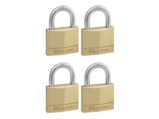 Hangslot MasterLock 140EURQNOP 4 gelijksluitend messing 40mm - 1