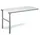 ESD-aanbouwelement montagetafel HxBxD 650-900x1500x900mm RAL7035