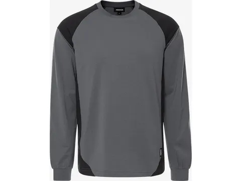 Fristads 7071 GTM T-shirt lange mouw grijs/zwart, maat 3XL, per stuk
