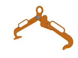 schaargrijper,draagverm. 150kg,staal,RAL2000 - 2
