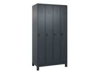 locker,HxBxD 1950x1000x500mm,4vak,vak B 250mm,draaigrendel,voeten - 1