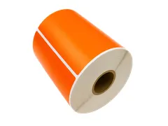 Gekleurde verzendlabels op rol 102x152mm Oranje 2800 etiketten