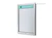 Panneau logo imprimé 70x10cm vitrine d'affichage extérieur 6/9xA4