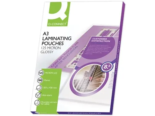 Lamineerhoes A3 Glanzend 303x426mm 2x125 Micron Doos 100 stuks