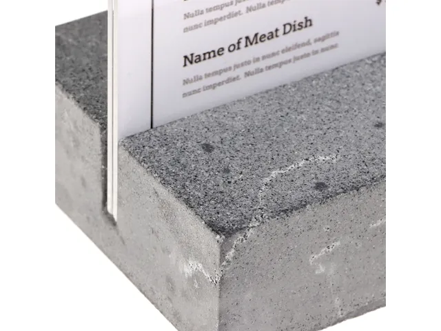 Présentoir de table Europel A4 Polystone anthracite