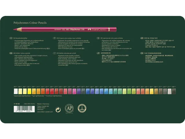 Kleurpotlood Fc Polychromos Assorti Etui A 36 Stuks