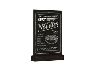 Europel Krijtbord Tafelmodel A5 Staand Zwart - 3
