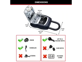 Sleutelkluis 5400EURD MasterLock Select Access middelgroot met beugel - 2