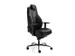 Chaise de bureau 24 heures Assise cuir Noir