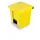 Afvalbak 30 liter HxBxD 435x398x410mm PP geel