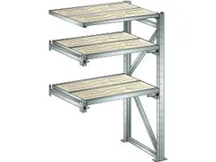 uittrekstelling voor zware lasten,HxBxD 2000x1290x860mm,vaklast 1000kg