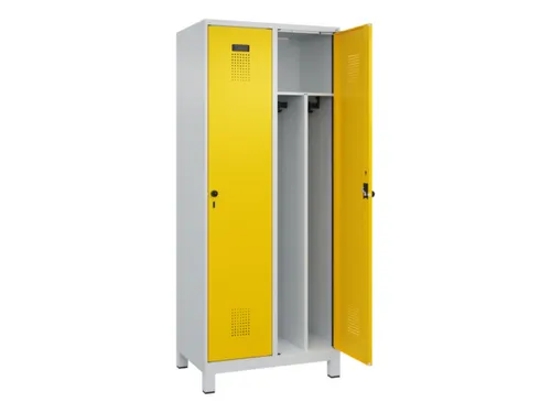 locker voor scheiding van kleding,HxBxD 1950x800x500mm,2vak