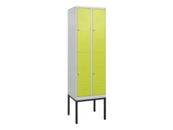dubbeldekse locker,HxBxD 2120x600x500mm,2x2vak.,vak B 300mm