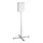 Vloerstandaard info stand outdoor A4 grijs