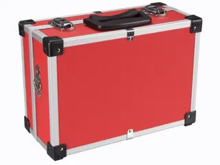 Aluminium Gereedschapskoffer 320x230x155mm 11.4 Liter Rood - 1