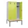 locker met bank,HxBxD 2120x1200x815mm,3vak,vak B 400mm,cilinderslot