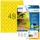 HERMA 8034 Weervaste Folie-etiketten A4 Rond 30 mm Geel 1200 stuks