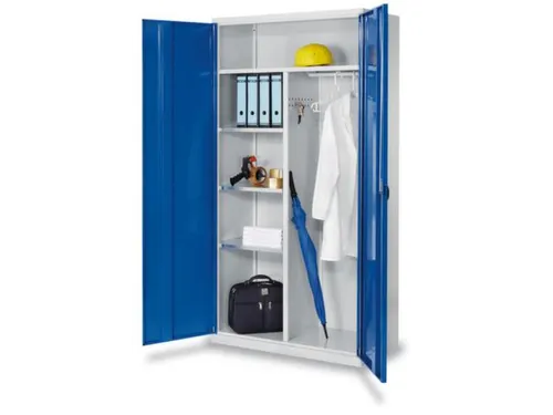 dossier-/kledingkast,HxBxD 1950x1000x500mm,kleur deuren RAL7035