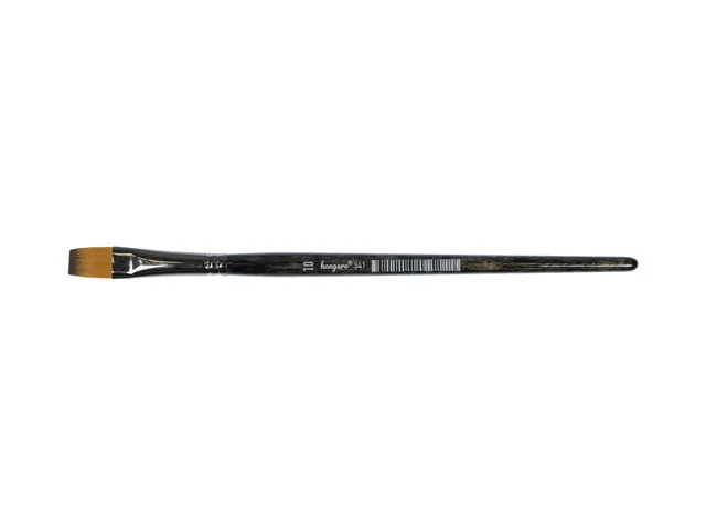 Penseel Kangaro Serie 341 plat Nr. 10 synthetisch doos 6 stuks