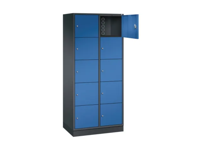 grootvolume-lockersysteem,HxBxD 1950x820x500mm,2x5vakken,cil.-slot
