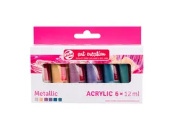 Acrylverf Talens Art Creation metallic assorti 6 tubes à 12ml