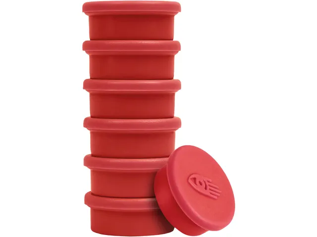 Magneet Legamaster 20mm 250gr rood 8 stuks