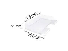 Brievenbak COMBO hor izontaal transparant