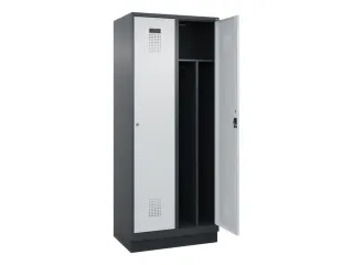 locker voor scheiding van kleding,HxBxD 1950x800x500mm,2vak - 1