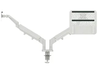 Monitor en laptoparm 2 Schermen Leitz Ergo grijs - 9