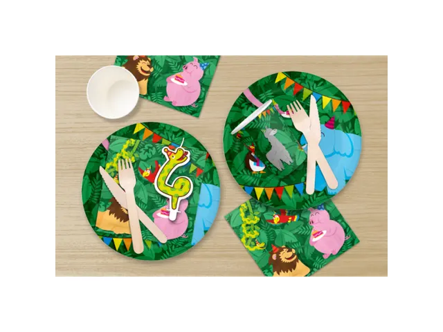 Jungle Party servetten 16x16cm 16 stuks