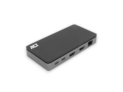 Dockingstation ACT USB-C 4K MST voor 2 HDMI monitoren