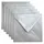 Envelop Papicolor 140x140mm Zilver Gegomd pak à 6 stuks