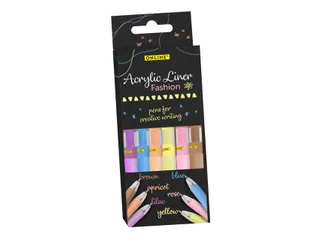 Acrylliner Online fashion assorti 6 stuks - 1