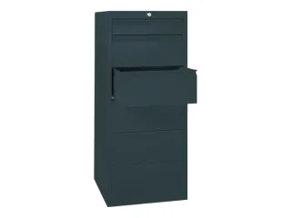 ladekast HxBxD 1000x500x600mm 8laden slot RAL7035 front RAL5010 - 2