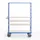 etagewagen,draagverm. 600kg,4etage(s),laadvl. LxB 1200x740mm,houtetage