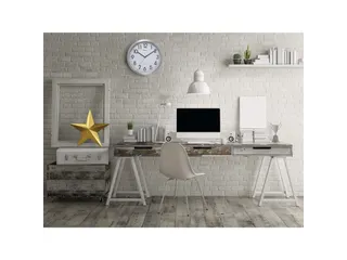 Wandklok MAUL Move RC Ø40cmxx4.5cm aluminium/wit incl.batterij - 7