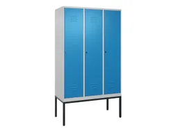 locker voor scheiding van kleding,HxBxD 2120x1200x500mm,3vak