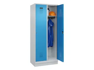 locker,HxBxD 1950x800x500mm,2vak,vak B 400mm,cil.-slot,sokkel - 1