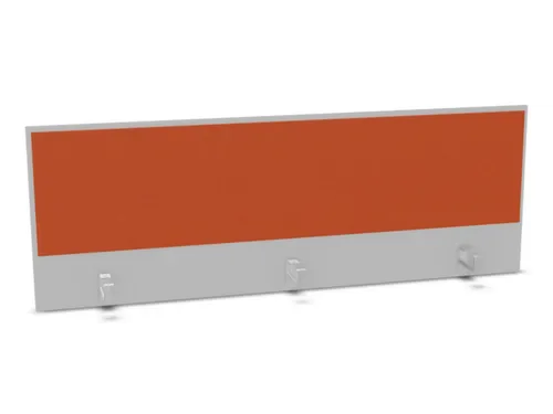 opzetpaneel bureau aanbouw achter MP-lichtgrijs BN3012-oranje 1600mm