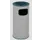 Combi-Asbak 44 Liter HxØ 710x355mm Zilverkleurig